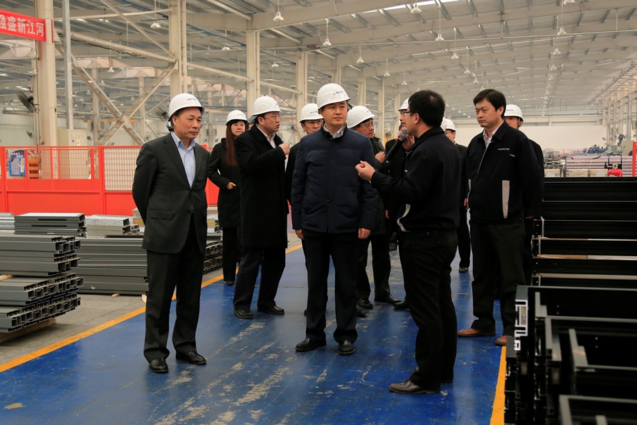 北京市委常委、宣傳部長李偉一行蒞臨江河創建專題調研